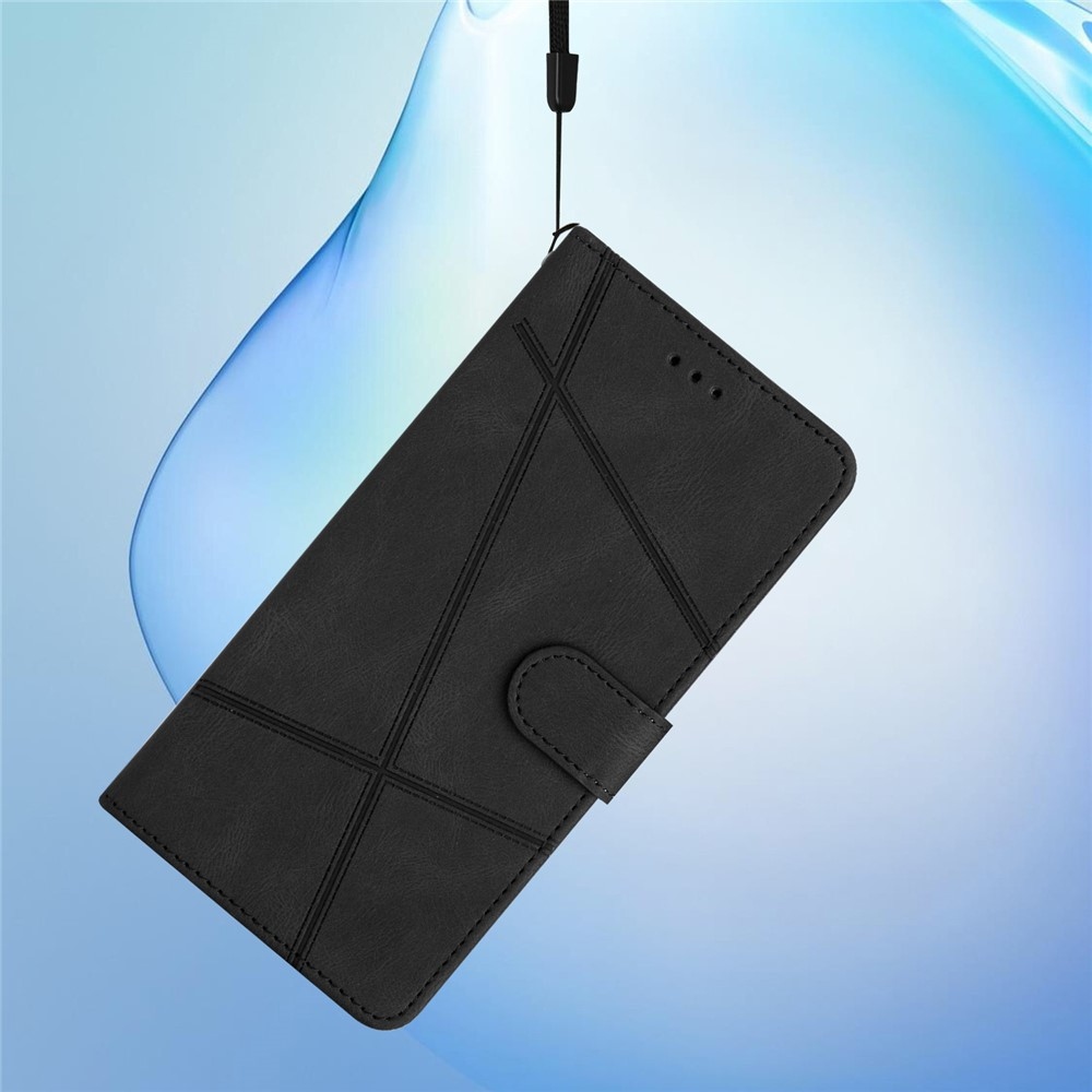 Line knižkové púzdro na Xiaomi 15T Pro - čierne