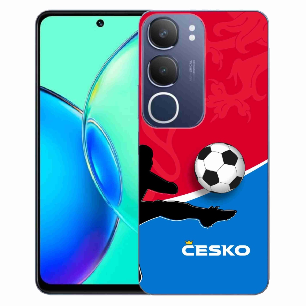 Gélový kryt mmCase na Vivo Y19s - futbal Česko 2