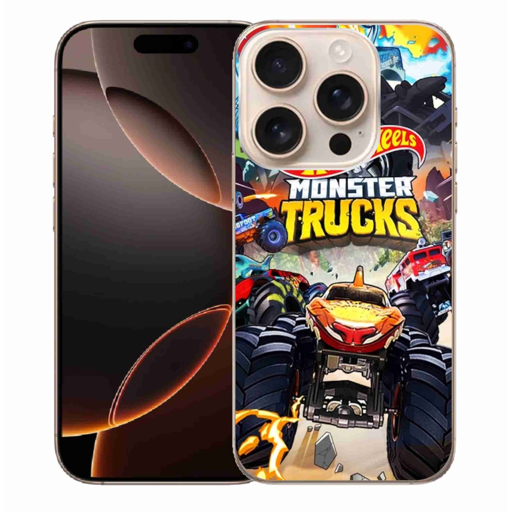 Gélový kryt mmCase na iPhone 16 Pro Max - hot wheels 2