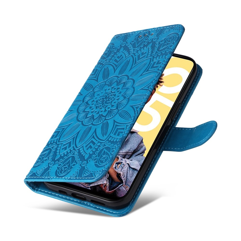 Sunflower knižkové púzdro na Realme C55 - modré