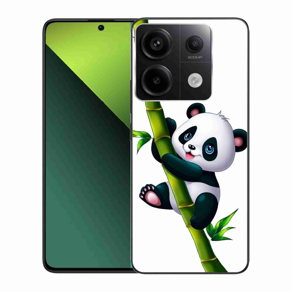 Gélový kryt mmCase na Xiaomi Redmi Note 13 Pro 5G/Poco X6 5G - panda na bambuse