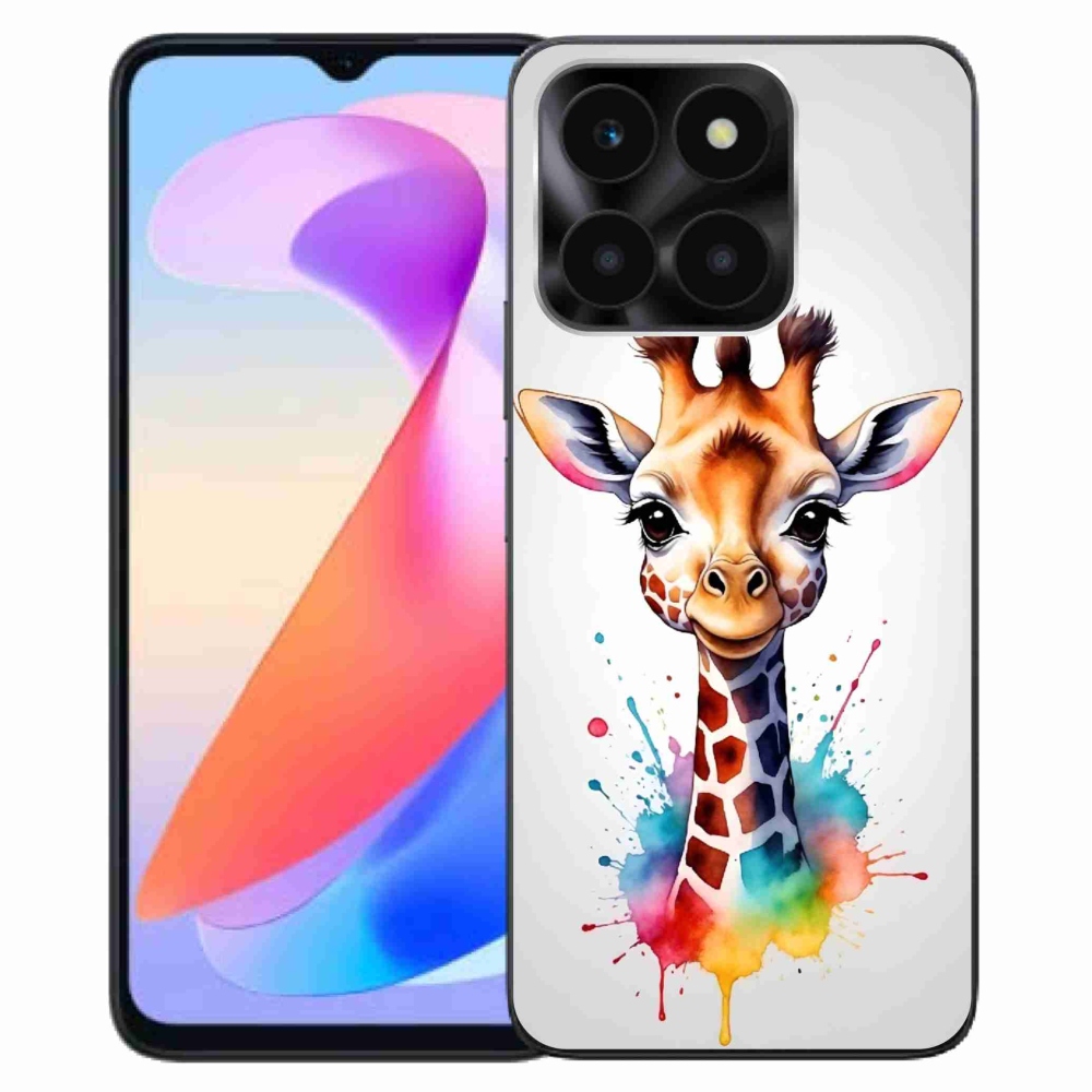 Gélový kryt mmCase na Honor X6a - žirafa 1