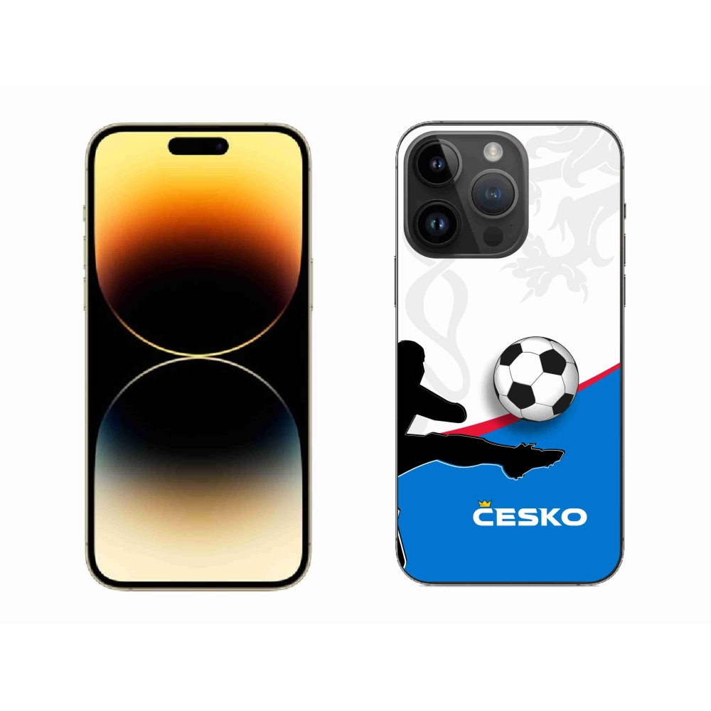 Gélový kryt mmCase na iPhone 14 Pro Max 6.7 - futbal Česko 3