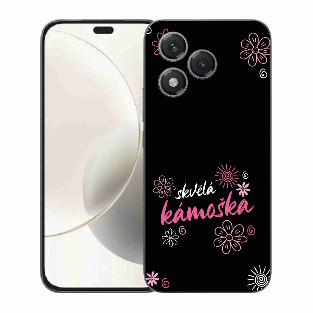 Gélový kryt mmCase na Honor 400 Lite - skvelá kamoška čierne pozadie