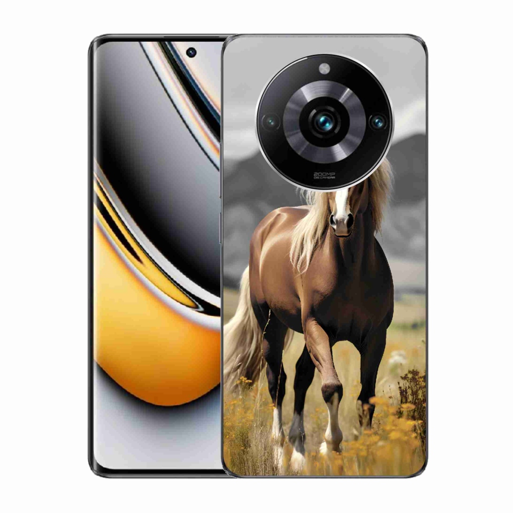 Gélový kryt mmCase na Realme 11 Pro/11 Pro+ - hnedý kôň 1