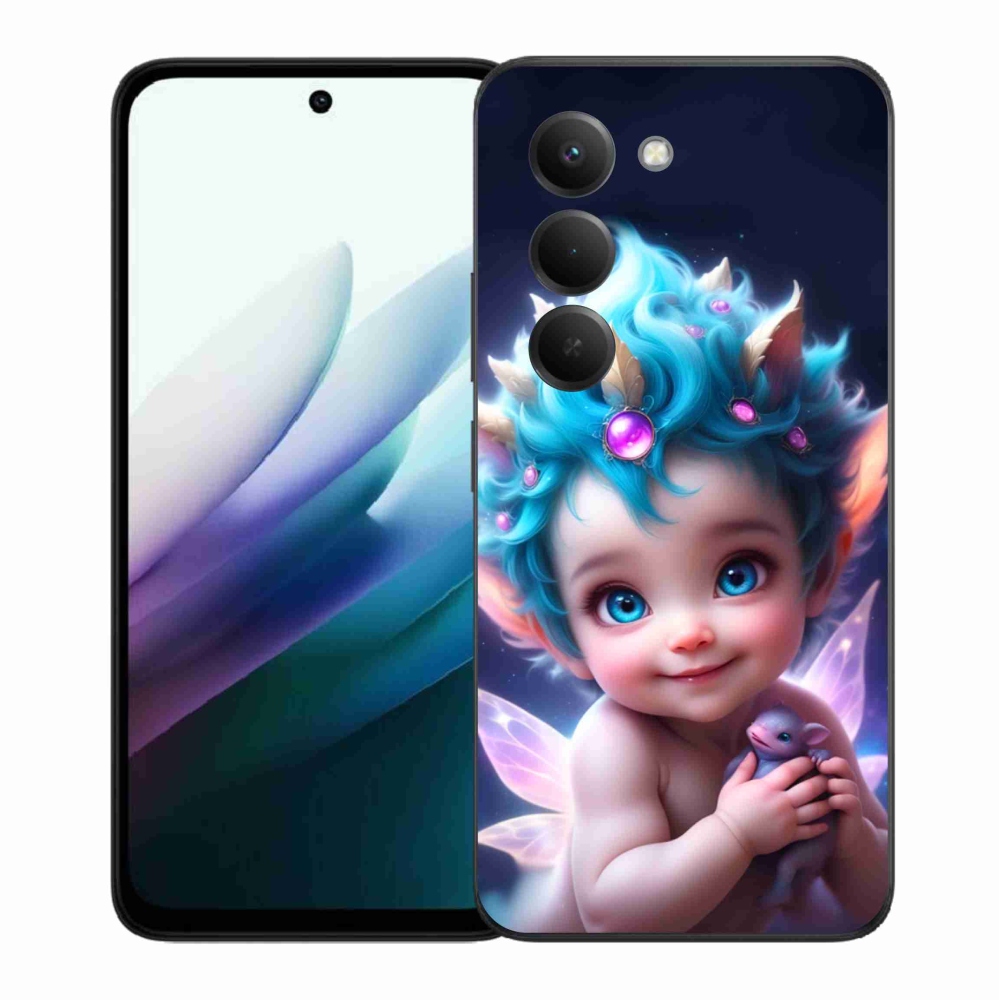Gélový kryt mmCase na Xiaomi Redmi 15 4G/5G (171mm) - dieťa s motýlími krídlami