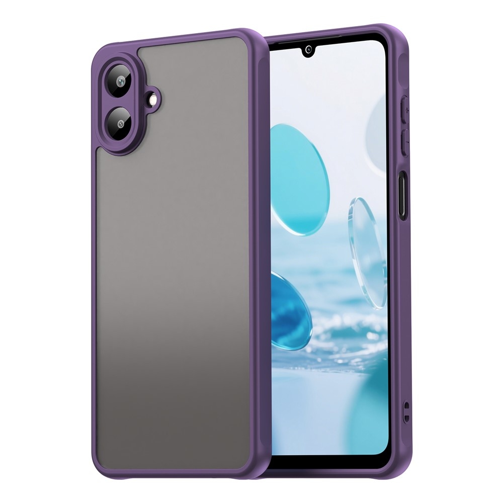 Proof gélový obal s pevným chrbtom na Samsung Galaxy A07 4G - fialový