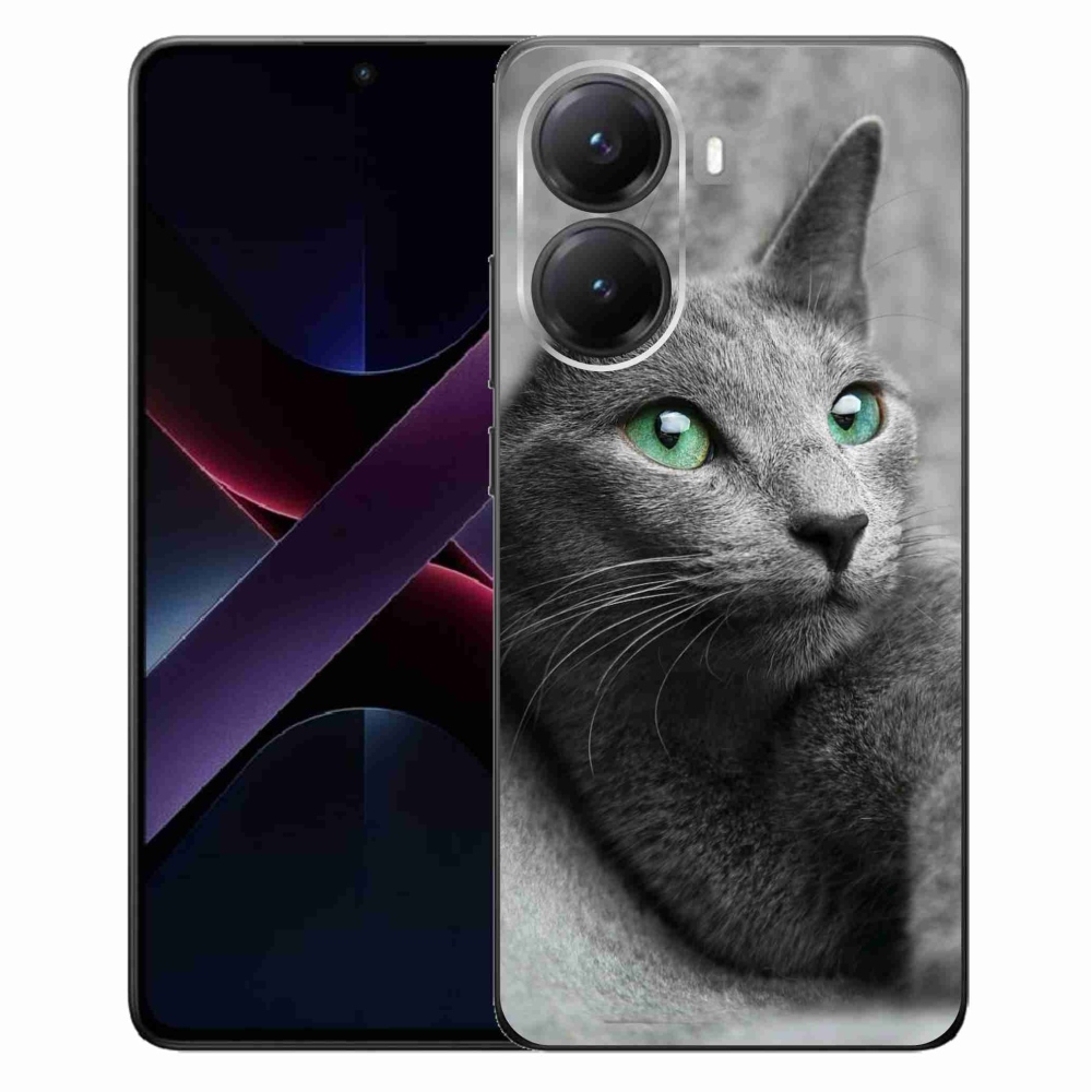 Gélový kryt mmCase na Xiaomi Poco X7 Pro 5G - mačka 2