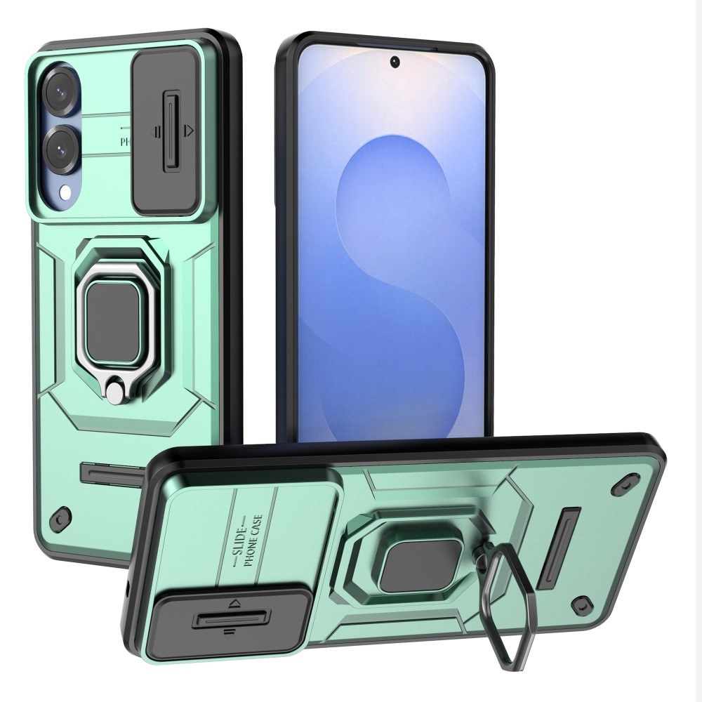 Lens odolný kryt na Samsung Galaxy S25 Edge - zelený