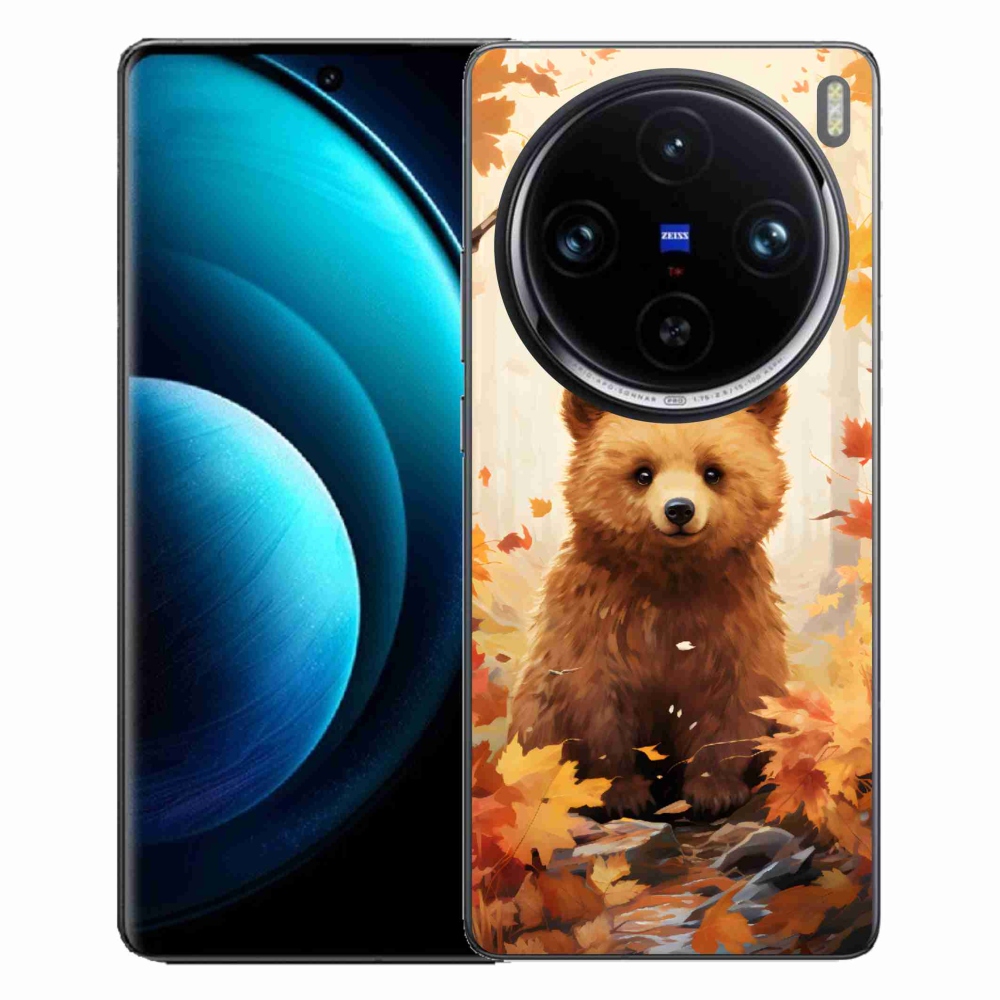 Gélový kryt mmCase na Vivo X100 Pro 5G - medveď v lese