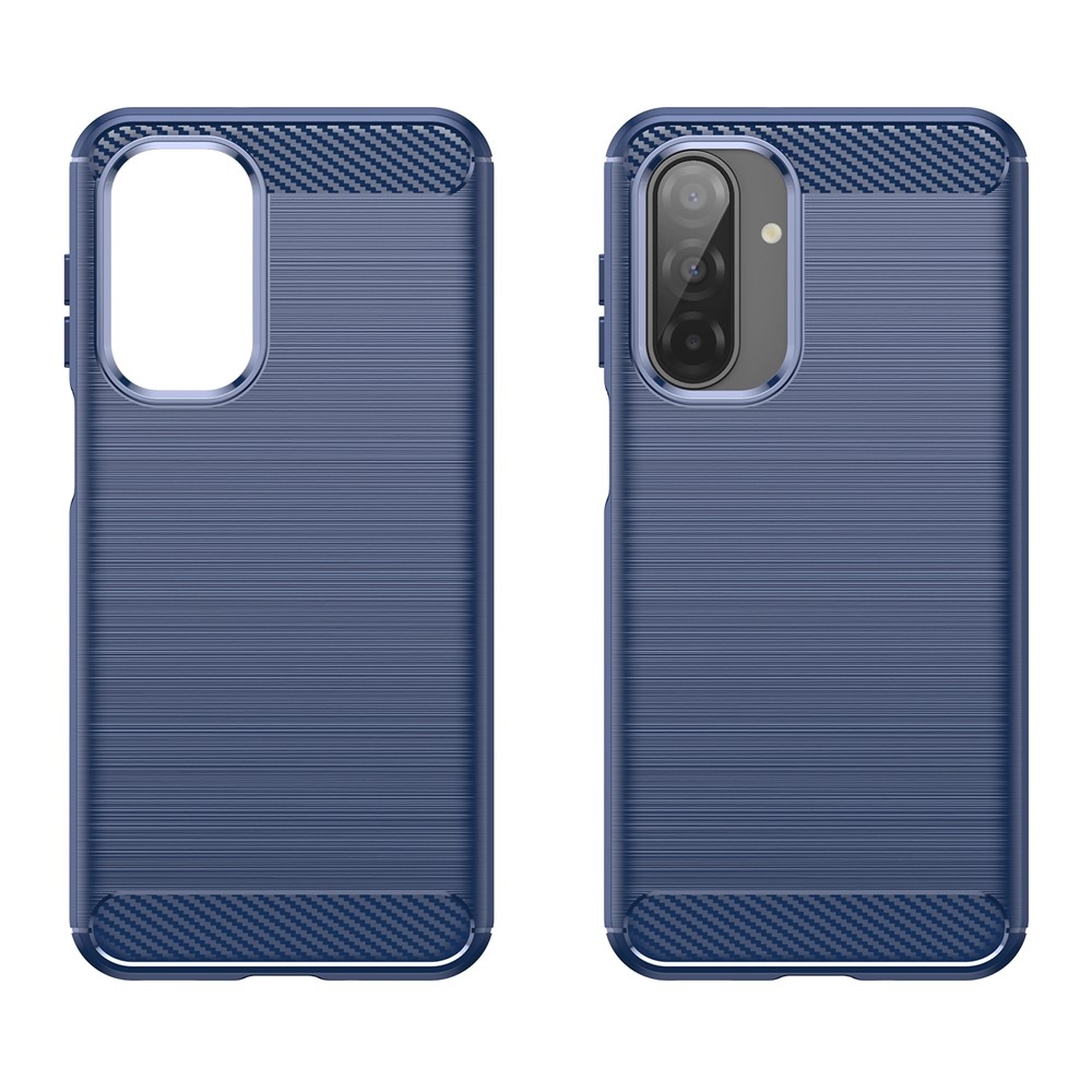 Carbon odolný gélový obal na mobil Samsung Galaxy A17 5G - modrý