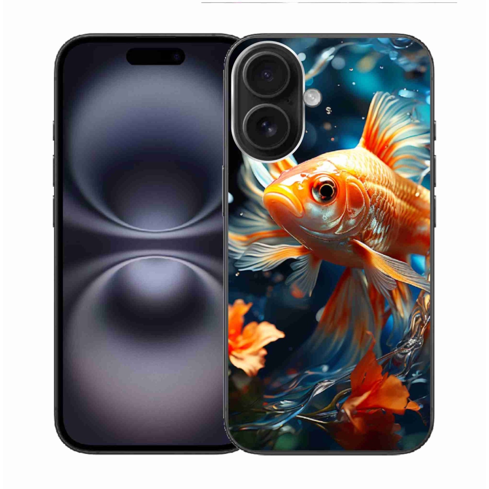 Gélový kryt mmCase na iPhone 16 - rybka