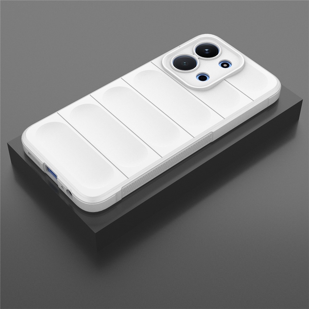 Rugg odolný gélový obal na Xiaomi Redmi 15C 4G (171mm) / Poco C85 4G (171mm) - biely