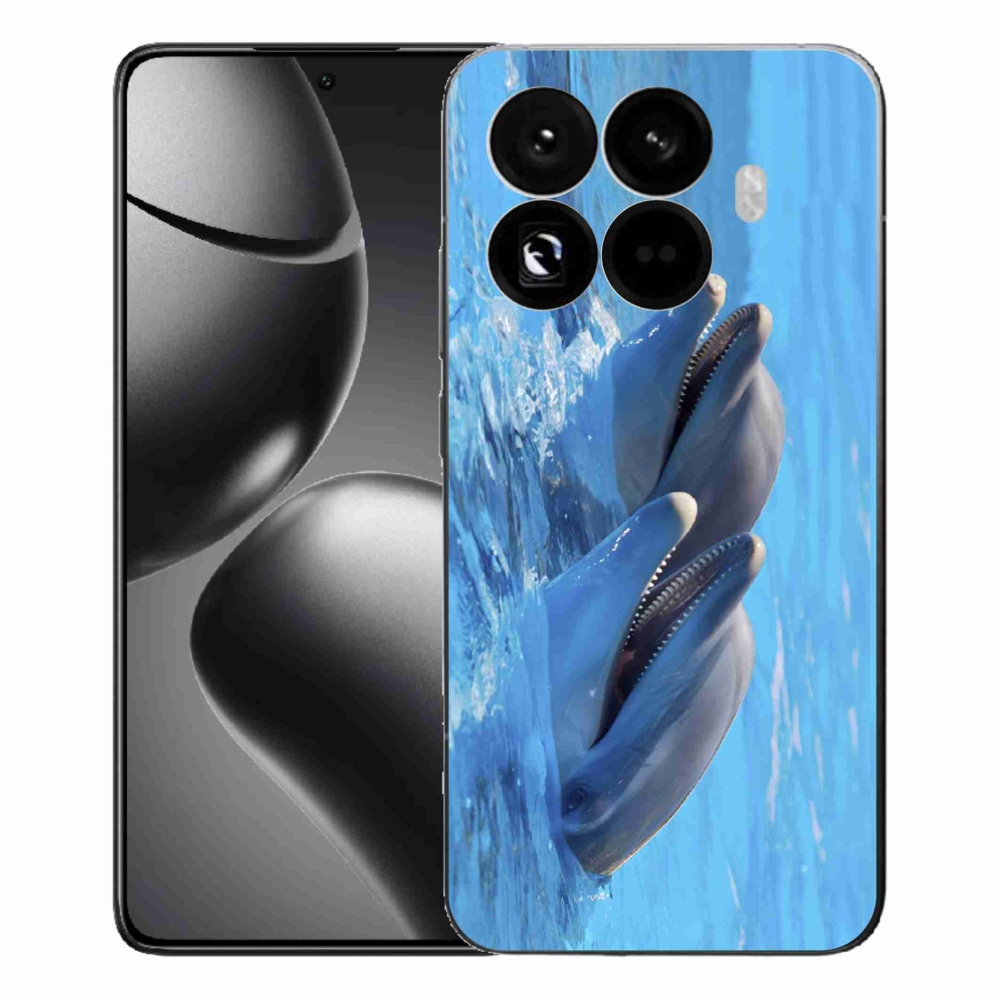 Gélový kryt mmCase na Xiaomi 15T Pro - delfíny