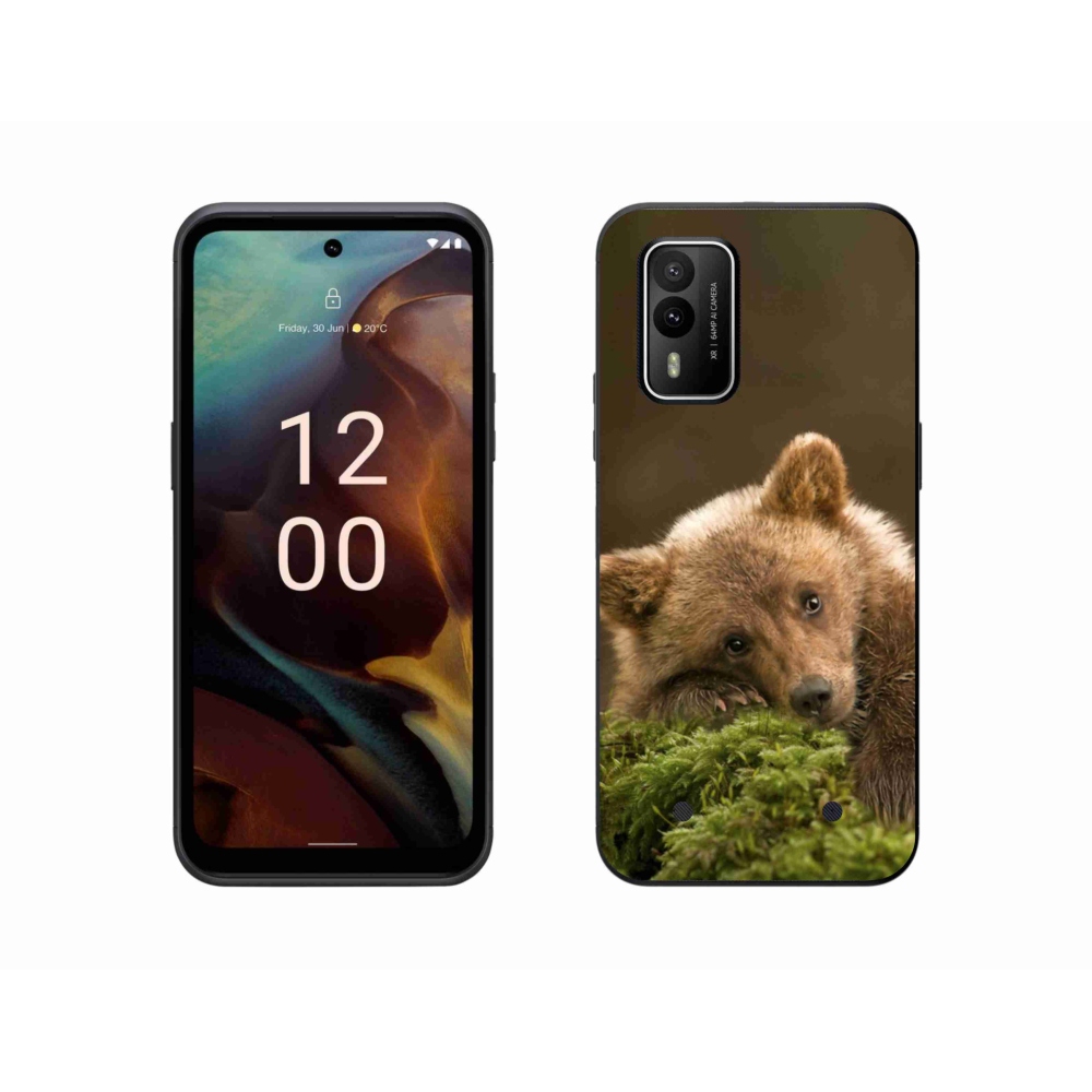 Gélový kryt mmCase na Nokia XR21 - medveď