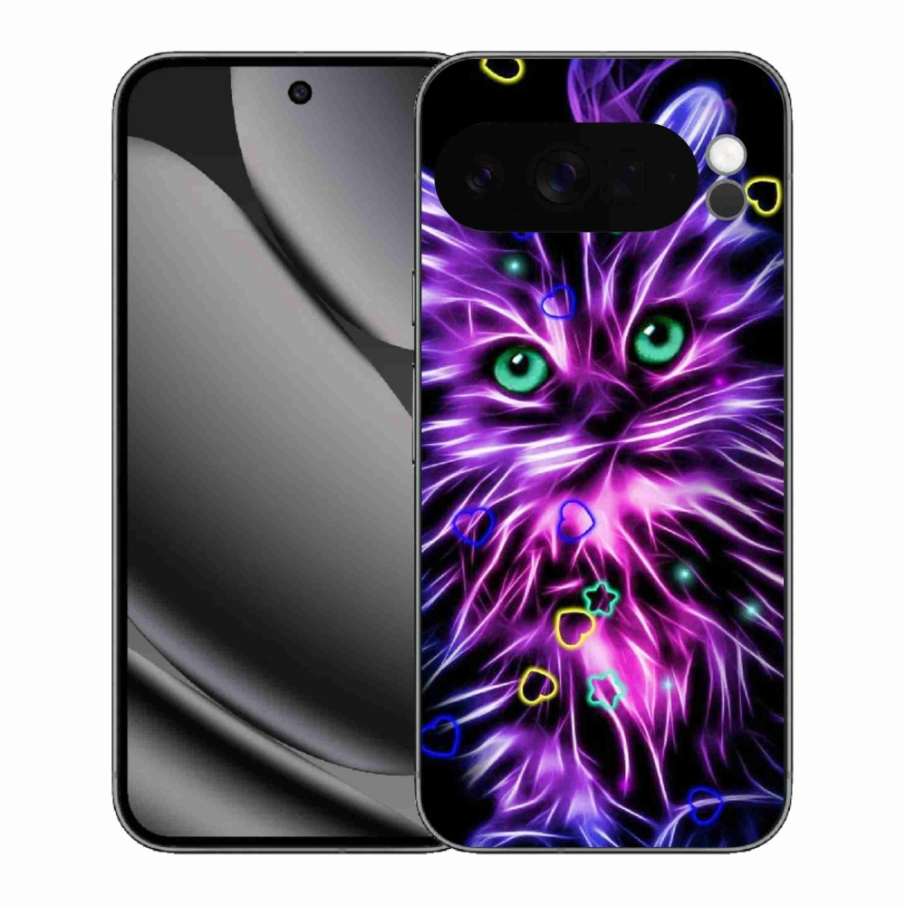 Gélový kryt mmCase na Google Pixel 10 Pro XL - abstraktná mačka