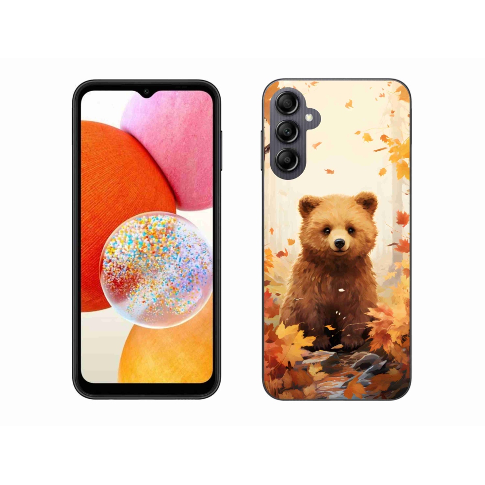 Gélový kryt mmCase na Samsung Galaxy A14 4G/5G - medveď v lese