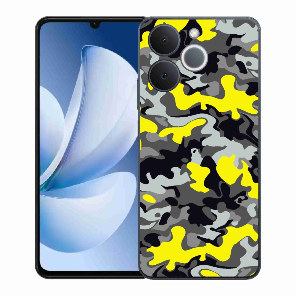 Gélový kryt mmCase na Realme Note 70T - maskáčový vzor 6