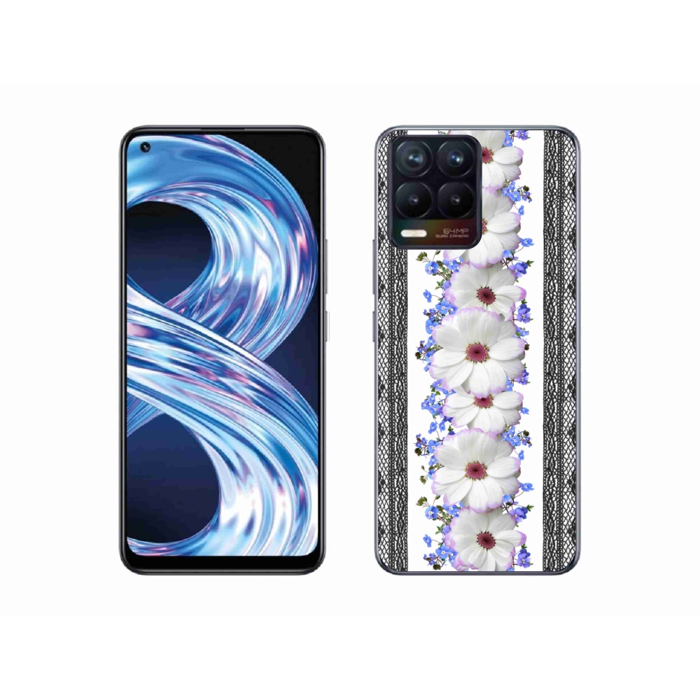 Gélový kryt mmCase na Realme 8 Pro - kvety 8