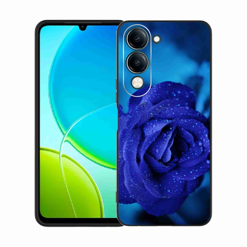 Gélový kryt mmCase na Vivo Y29s 5G - modrá ruža
