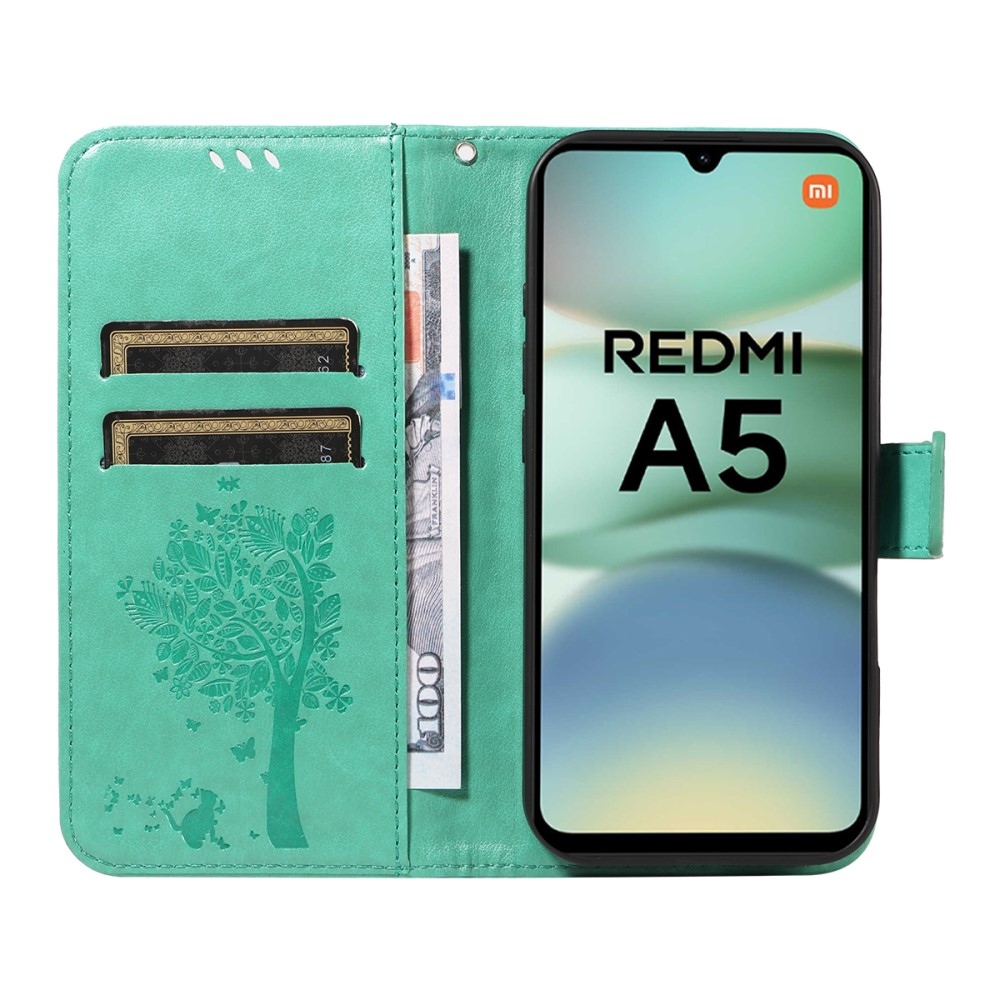 Trees knižkové puzdro na Xiaomi Redmi A5 (173.45x79.35x8.45mm) - modrozelené