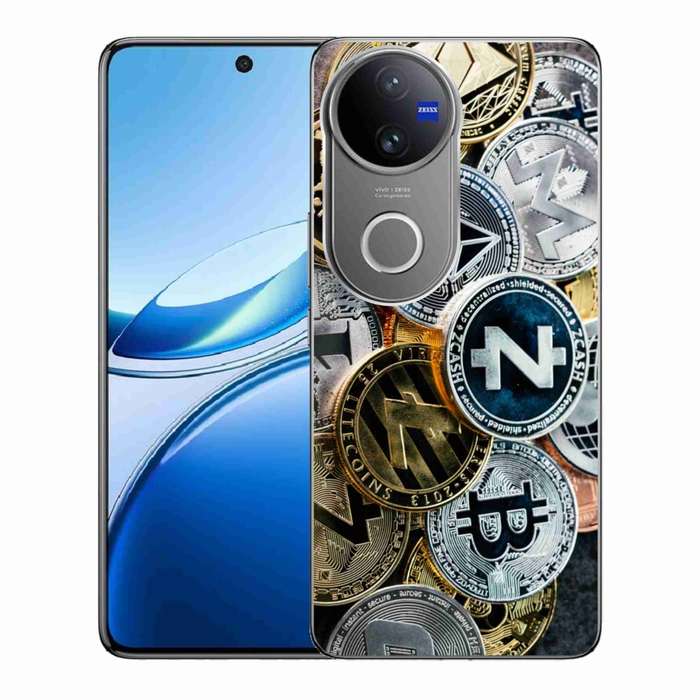 Gélový kryt mmCase na Vivo V50 5G - kryptomeny