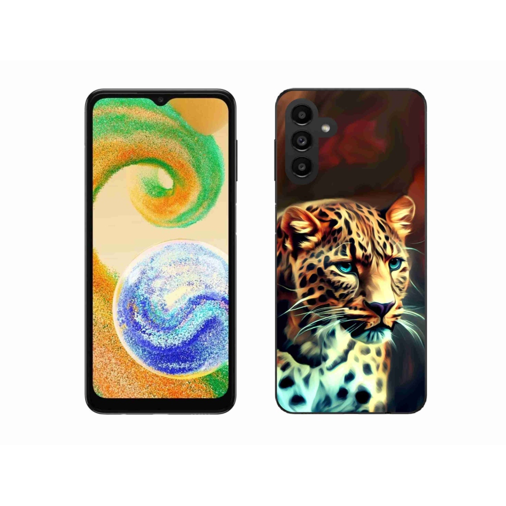 Gélový kryt mmCase na Samsung Galaxy A04s (164.7x76.7x9.1mm) - leopard