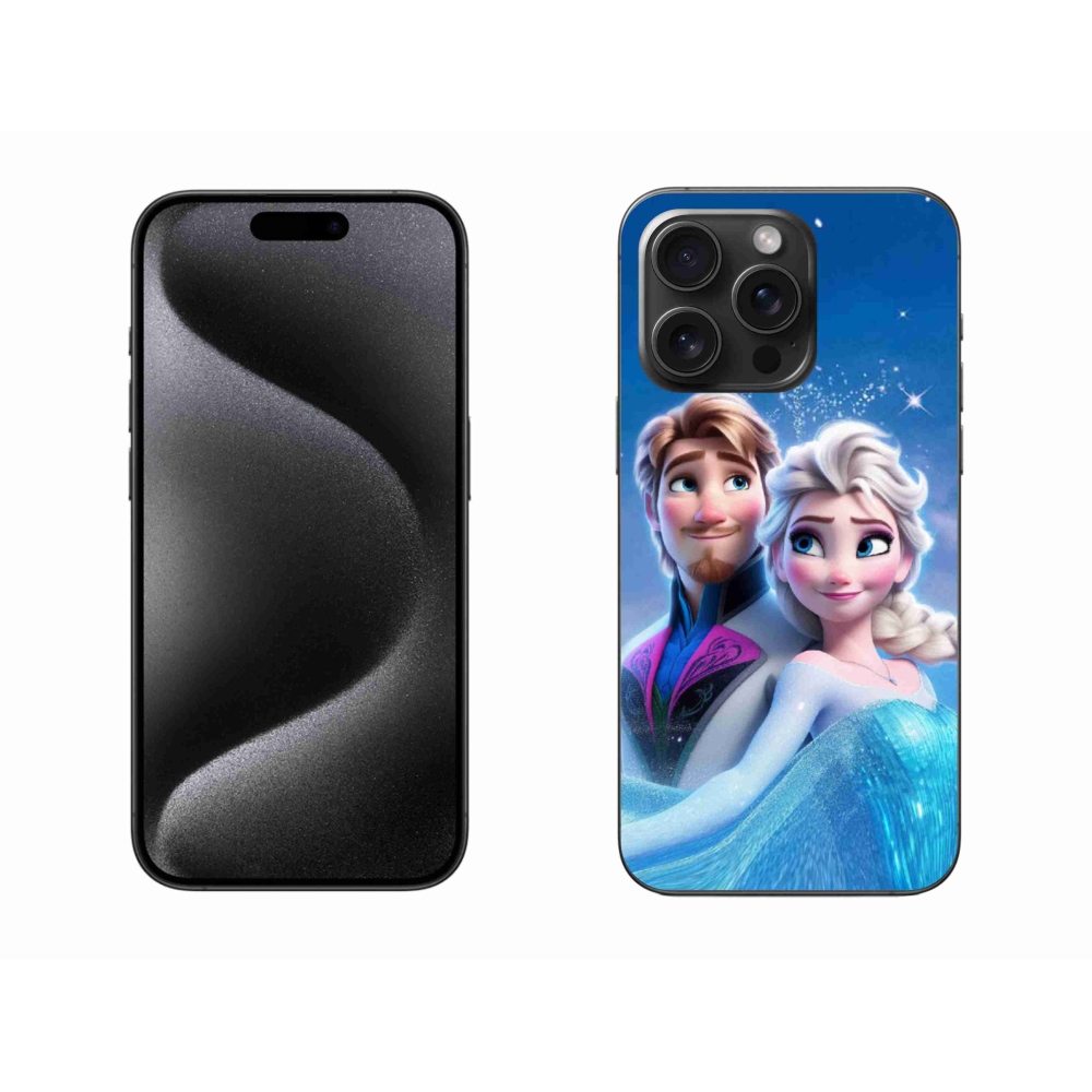 Gélový kryt mmCase na iPhone 15 Pro Max - ľadové kráľovstvo 1