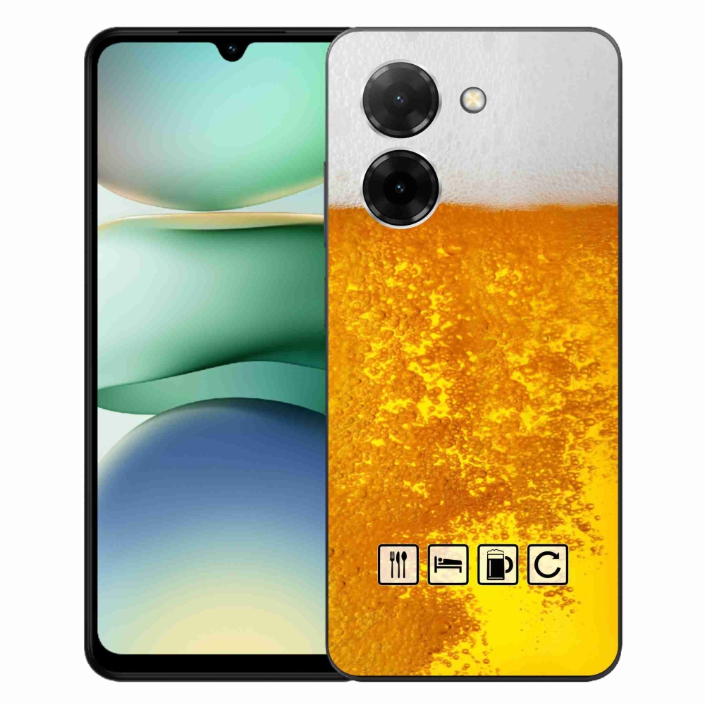 Gélový kryt mmCase na Xiaomi Redmi A5 - pivný motív 3