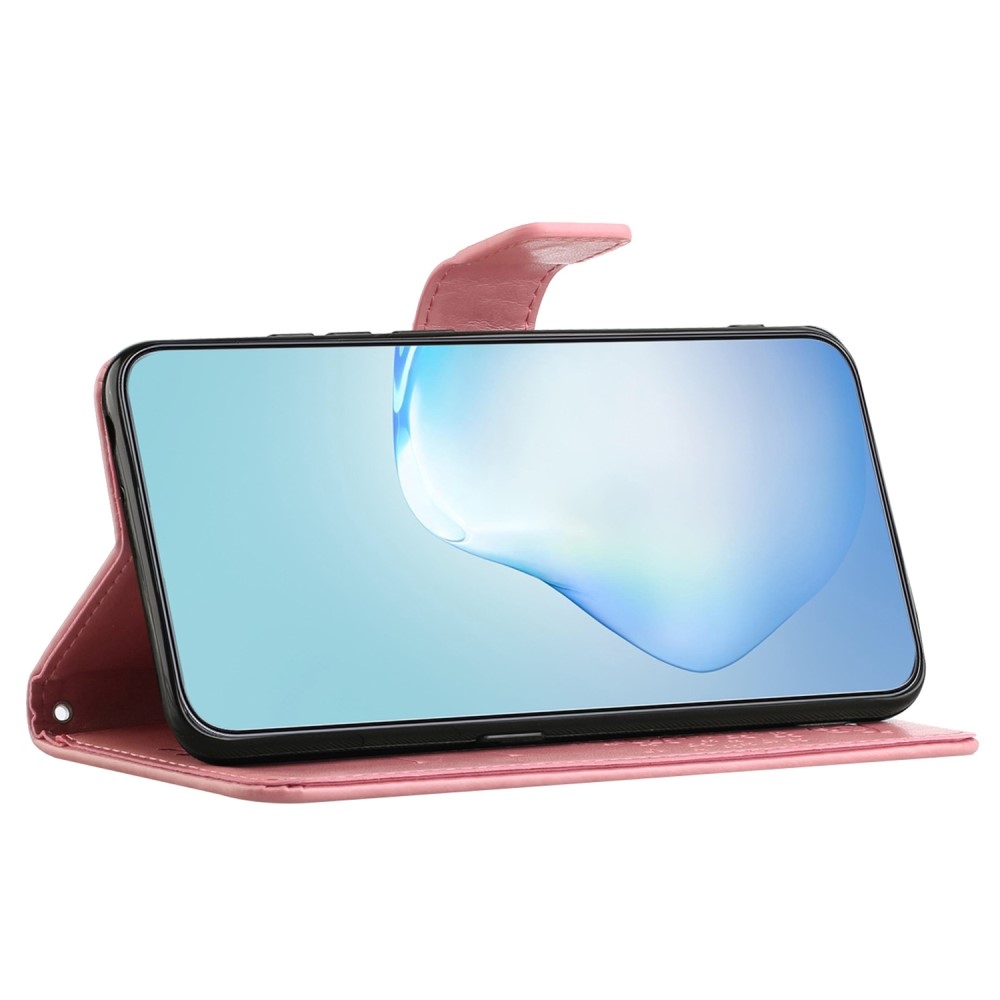 Tree knižkové púzdro na Samsung Galaxy A15 4G/5G - ružové