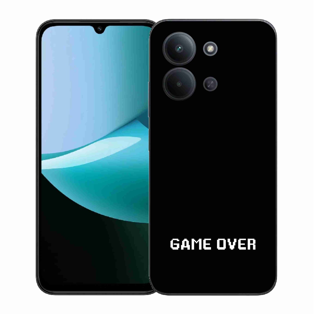 Gélový kryt mmCase na Xiaomi Redmi 15C 4G (171mm)/Poco C85 4G (171mm) - game over čierne pozadie