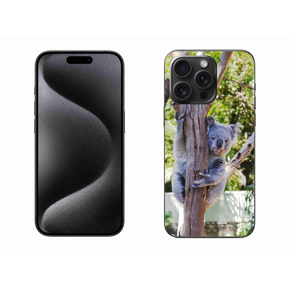 Gélový kryt mmCase na iPhone 15 Pro Max - koala