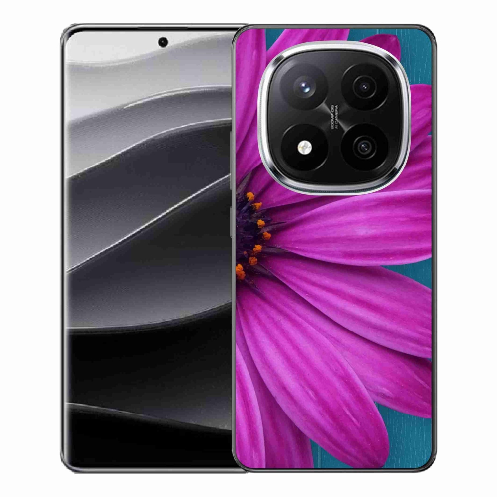 Gélový kryt mmCase na Xiaomi Redmi Note 14 Pro+ 5G - fialová margaréta
