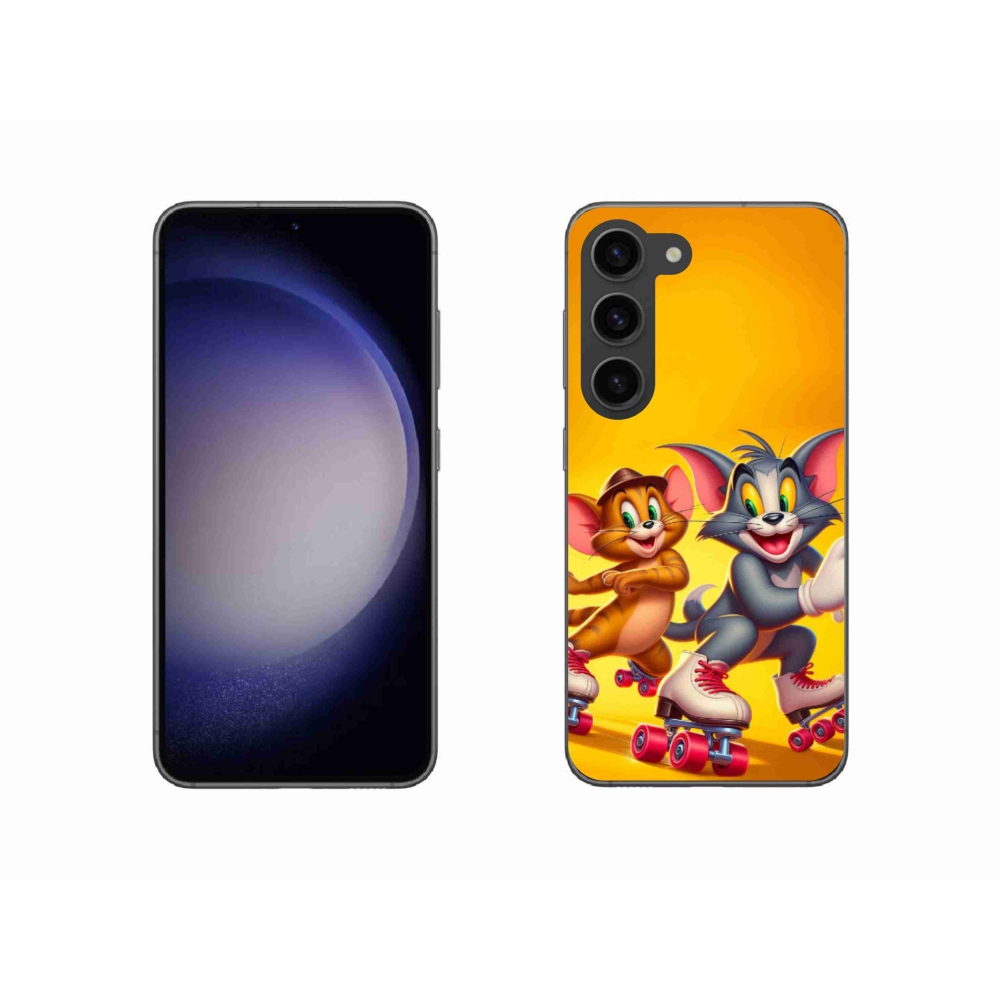 Gélový kryt mmCase na Samsung Galaxy S23 5G - tom a jerry