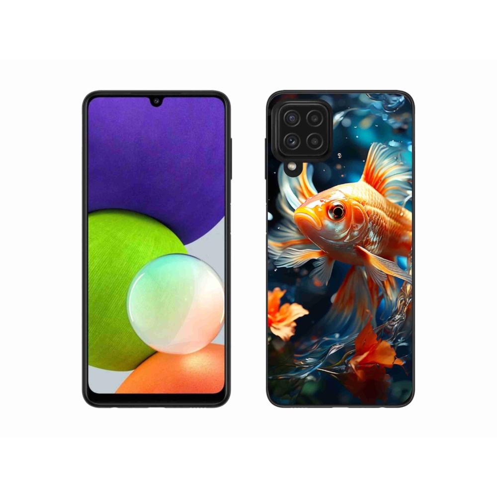 Gélový kryt mmCase na Samsung Galaxy A22 4G - rybka