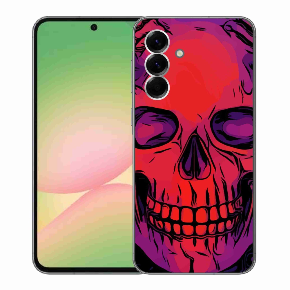 Gélový kryt mmCase na Samsung Galaxy A56 5G - lebka