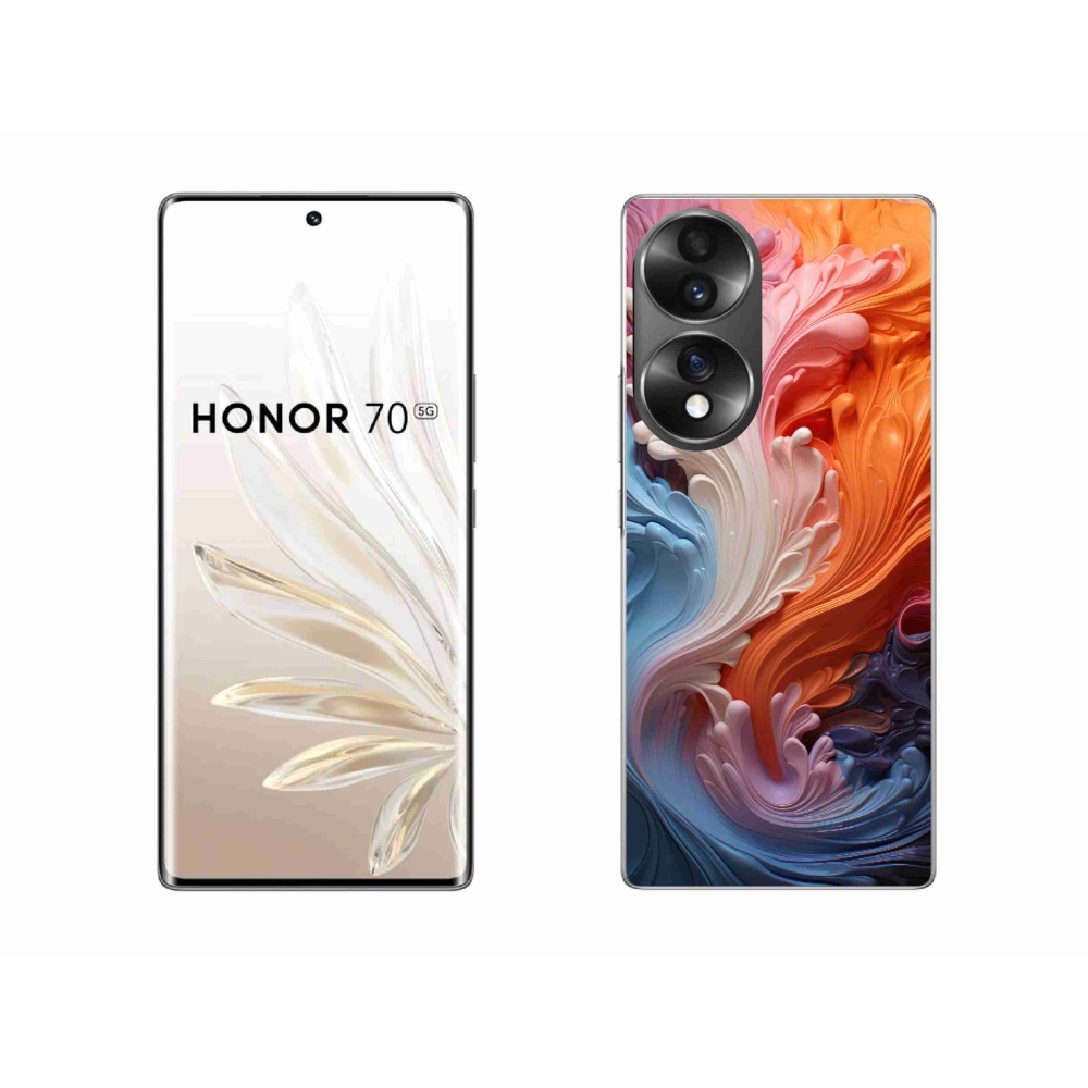 Gélový kryt mmCase na Honor 70 - abstraktný motív 8