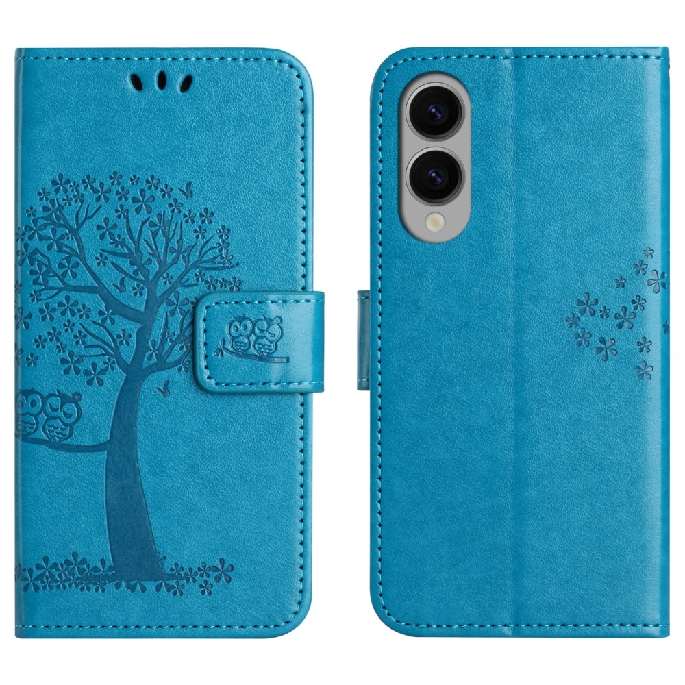Tree knižkové púzdro na Samsung Galaxy S25 Edge - modré