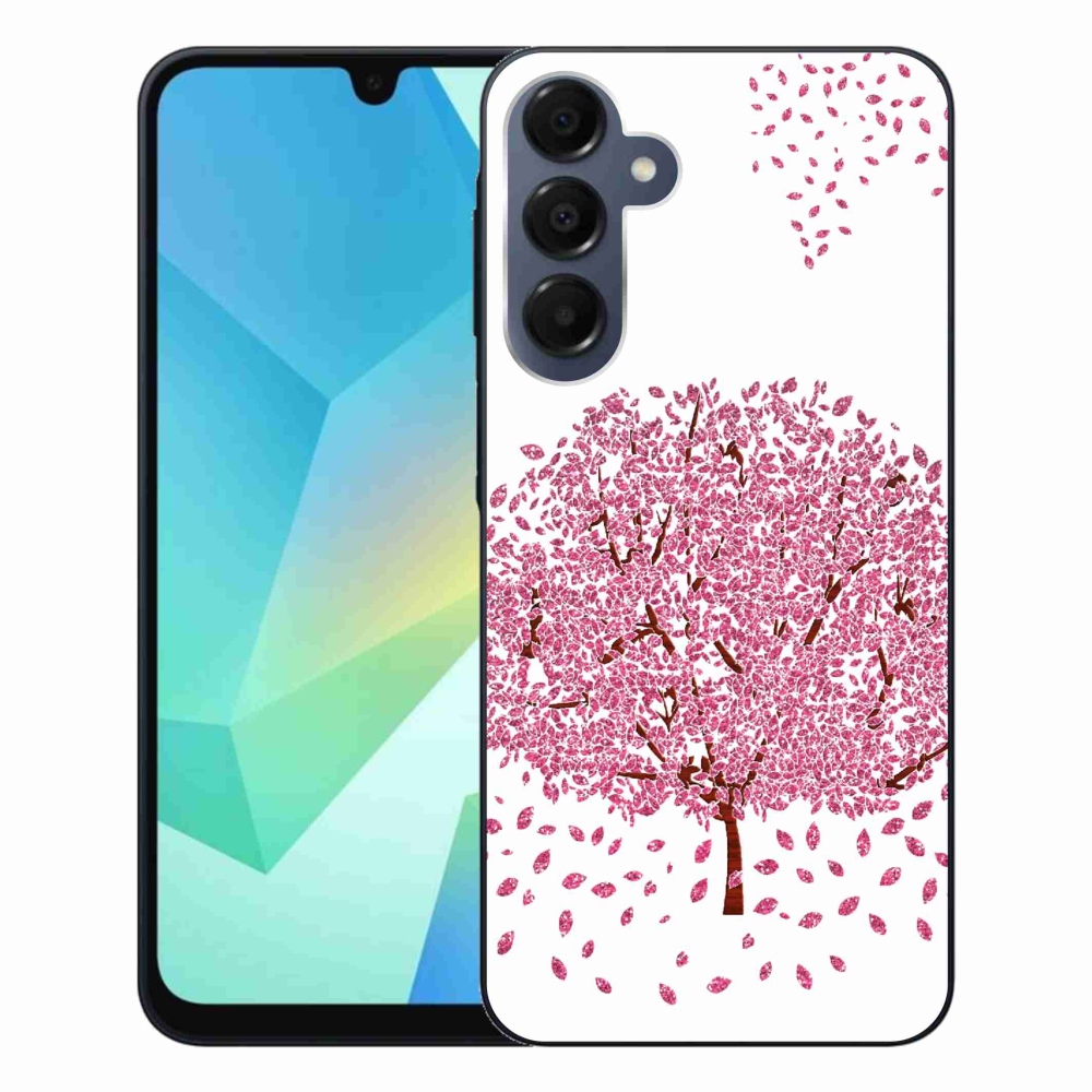 Gélový kryt mmCase na Samsung Galaxy A16 4G/5G - kreslený strom s listami