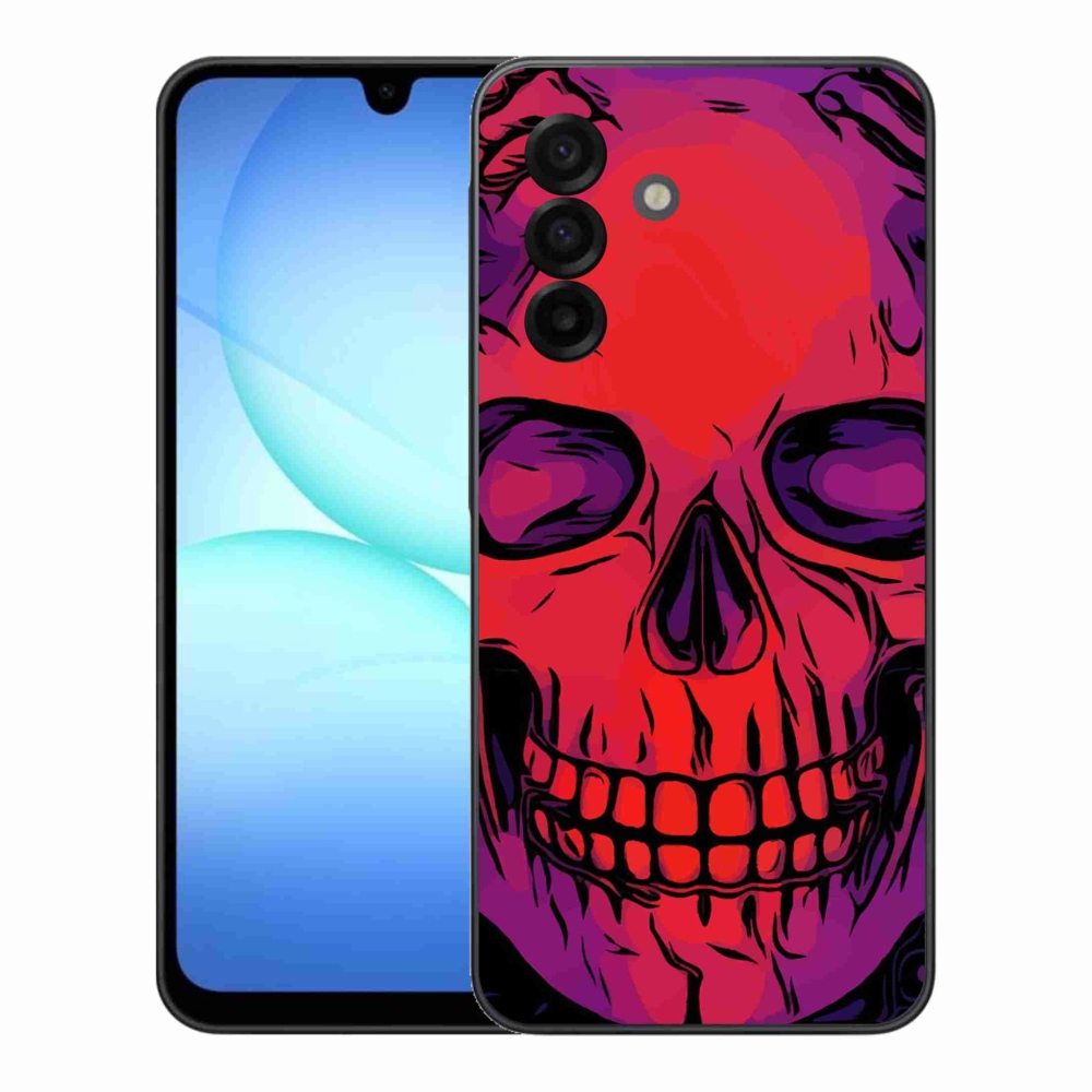 Gélový kryt mmCase na Samsung Galaxy A17 4G/5G - lebka