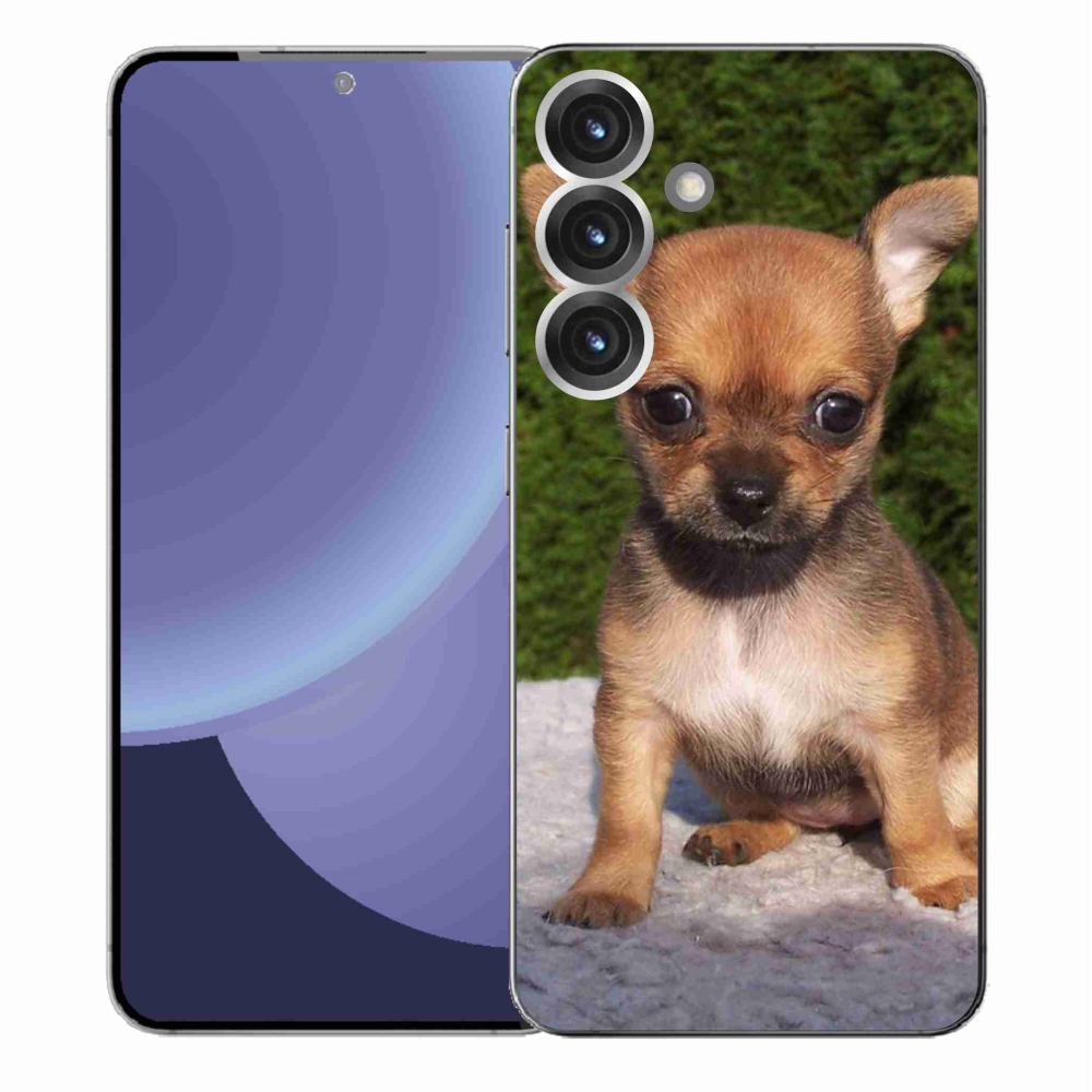 Gélový kryt mmCase na Samsung Galaxy S25+ - čivava 3