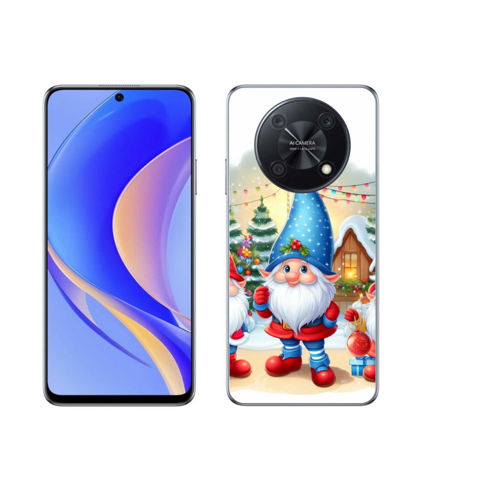 Gélový kryt mmCase na Huawei Nova Y90 - vianočné škriatkovia