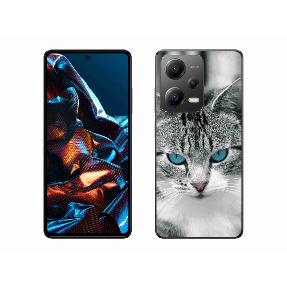 Gélový kryt mmCase na mobil Xiaomi Redmi Note 12 Pro 5G - mačacie pohľad 1