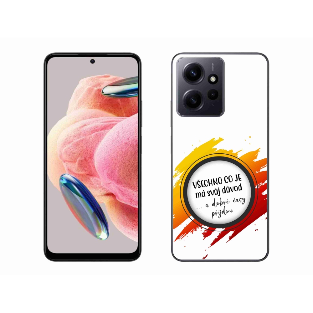 Gélový kryt mmCase na Xiaomi Redmi Note 12 4G - citát 3 biele pozadie