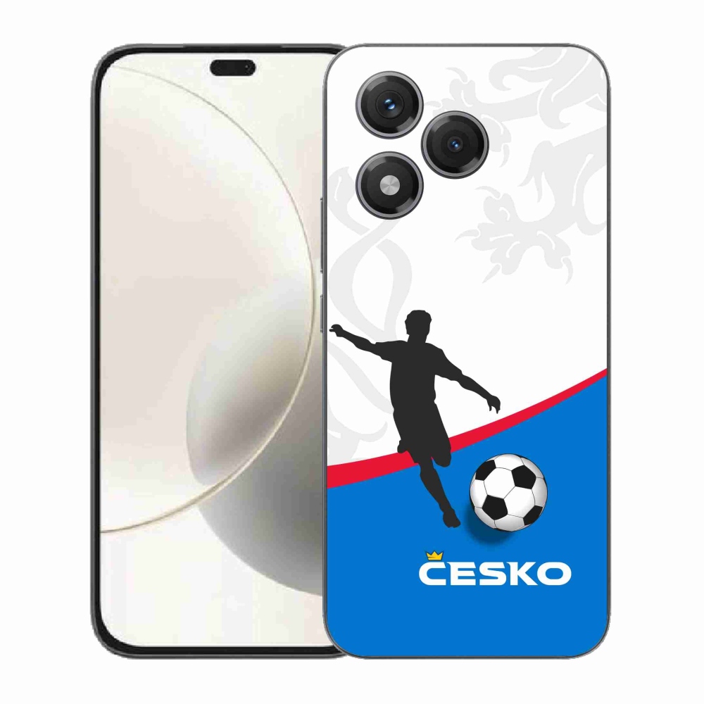 Gélový kryt mmCase na Honor 400 Lite - futbal Česko 1