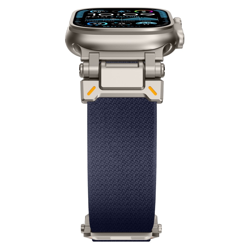 Titanium nylonový remienok na Apple Watch Ultra/Ultra 2 49mm/SE/SE 2022/2023 44mm/10 46mm/9/8/7 45mm/6/5/4 44mm/3/2/1 42 mm - modrý