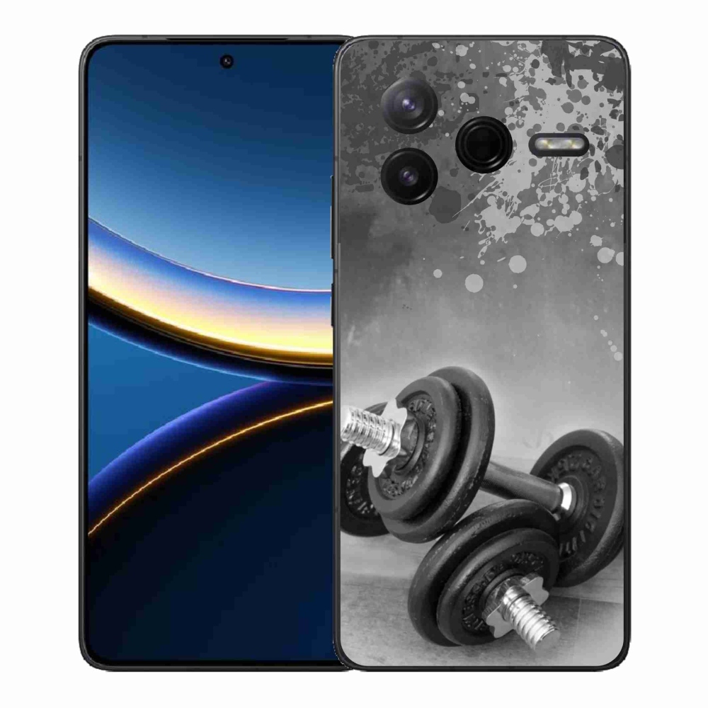 Gélový kryt mmCase na Xiaomi Poco F7 Pro - činky 1