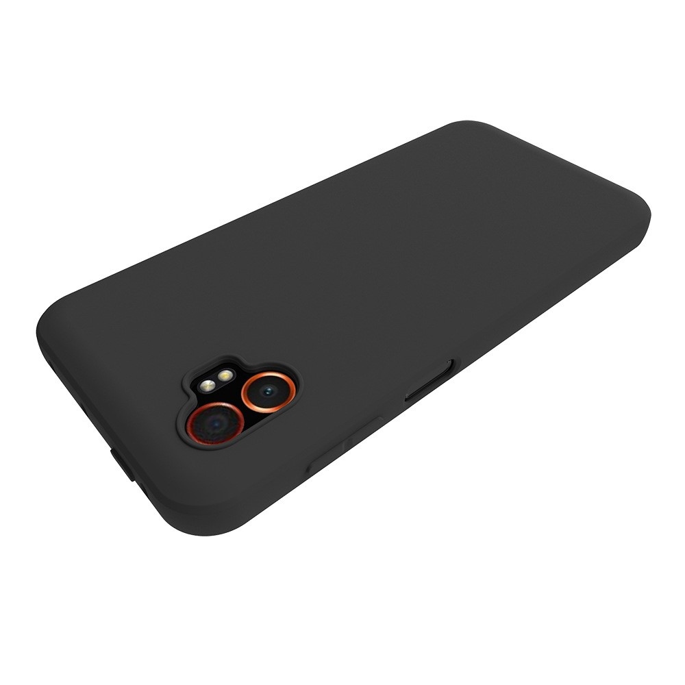 Matný gélový obal na Samsung Galaxy Xcover 7 Pro - čierny