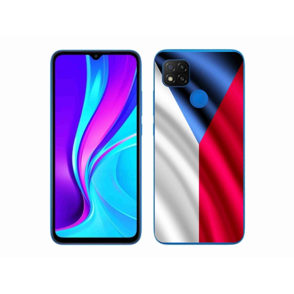 Gélový kryt mmCase na mobil Xiaomi Redmi 9C - česká vlajka