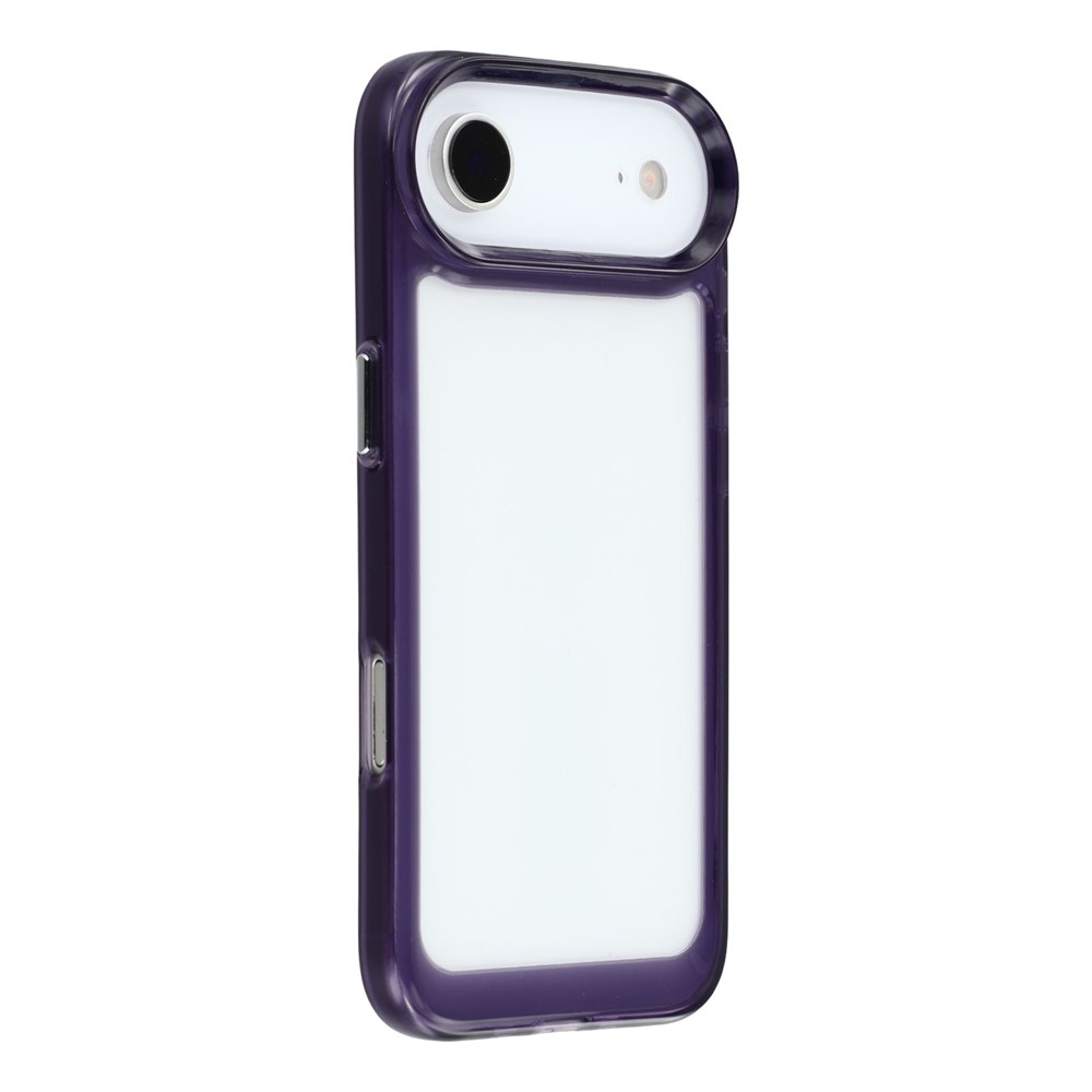 Gélový obal s pevným chrbtom na iPhone 17 Air - fialový